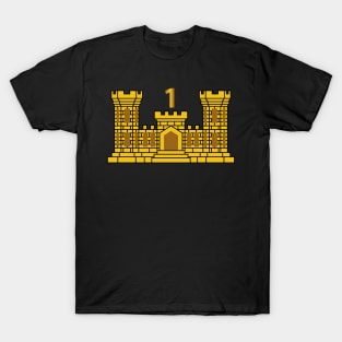 1st Engineer Battalion w Number wo Txt T-Shirt